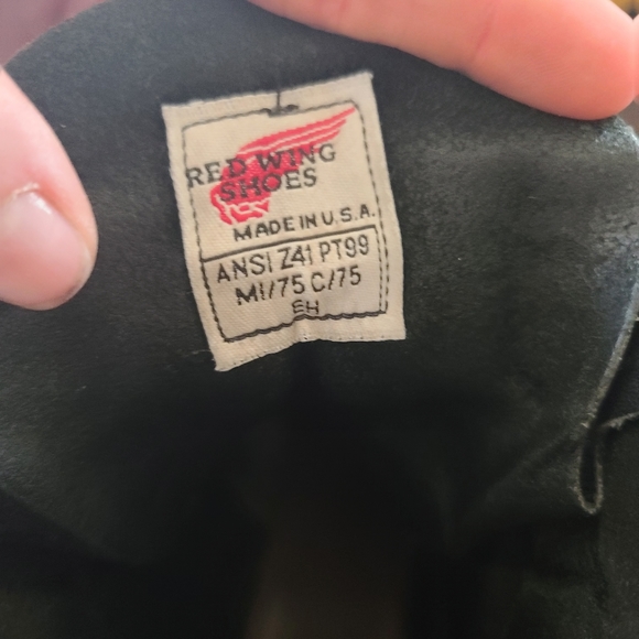 Red Wing Shoes Shoes | Authentic Red Wing ANSI Z41 PT99 M175 C75 Steel Toe Work Boots | Color: Brown | Size: 10 | Torelynn's Closet